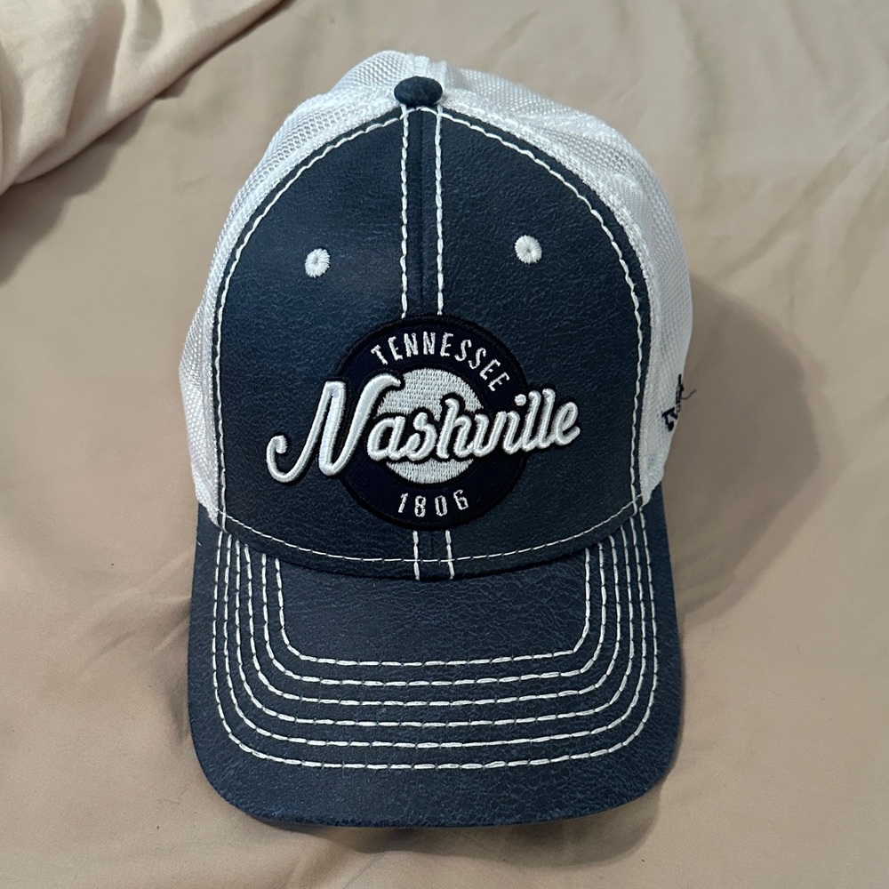 Nashville Navy and White Women's Cap